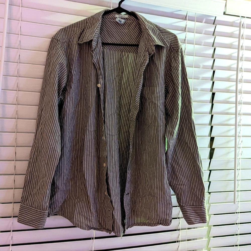Old Navy Gray Dress Shirt